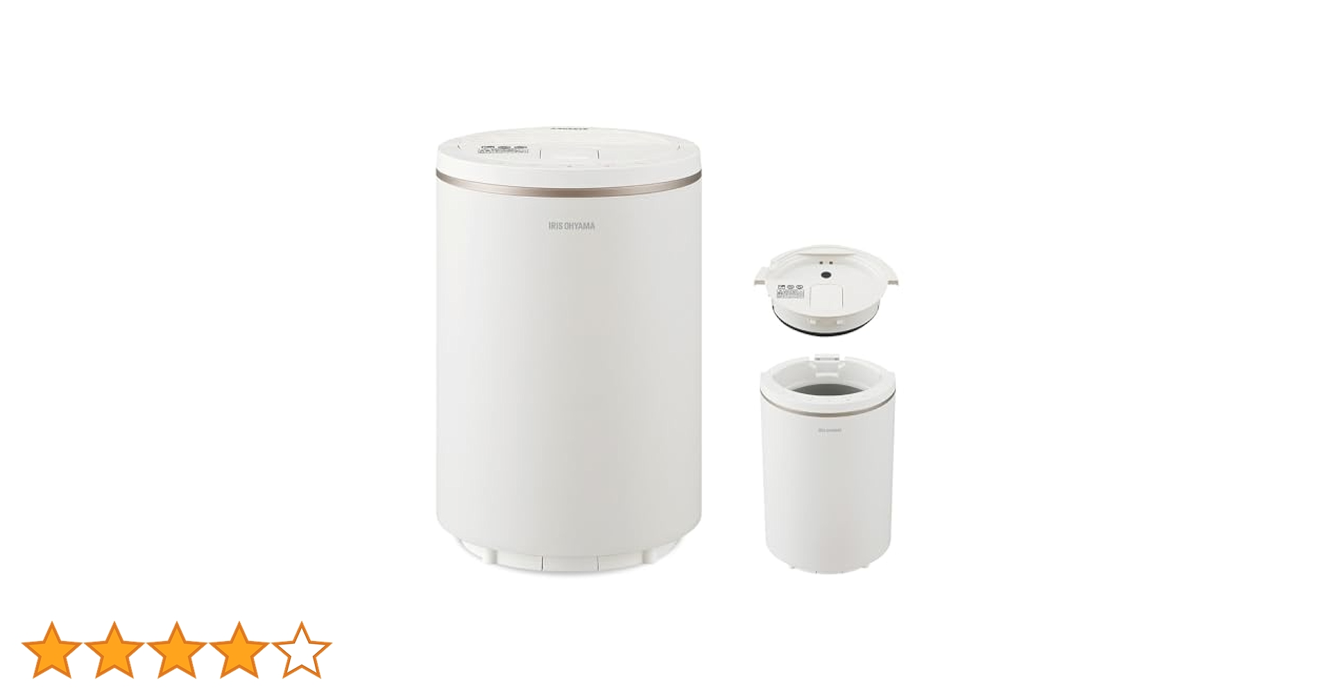 【美品】AHM-MH60-W 加湿器 アイリスオーヤマ　スチーム式 アイリスオーヤマ】スチーム式加湿器 AHM-MH60-W ホワイト